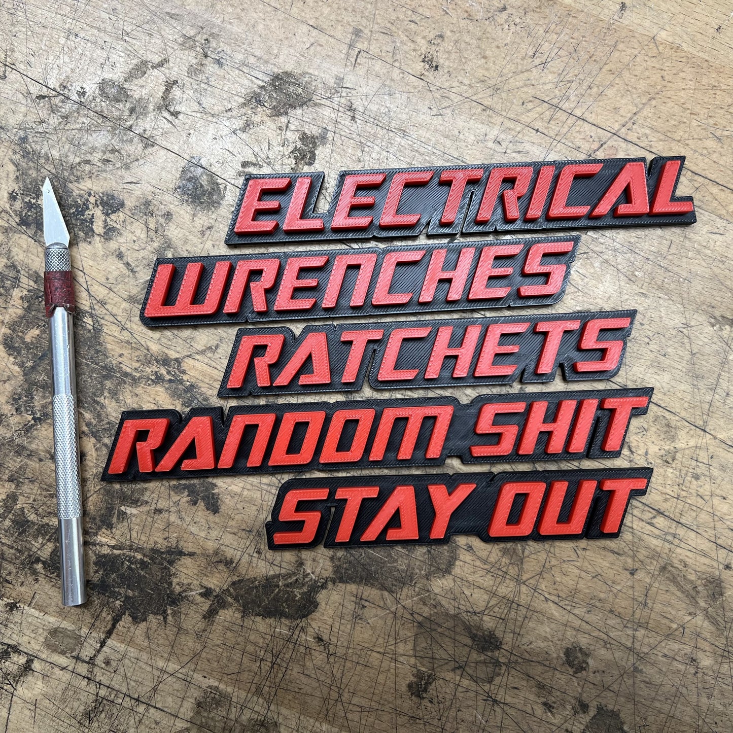 Toolbox Badge Mega Set - Full Set - Moto Font - Multiple Color Choices