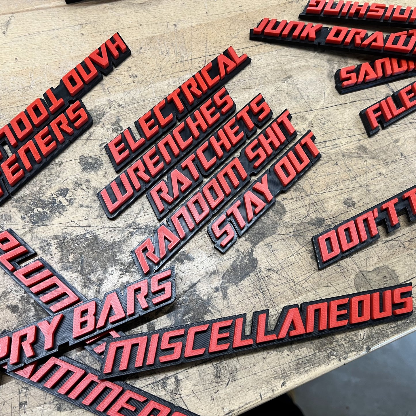 Toolbox Badge Mega Set - Full Set - Moto Font - Multiple Color Choices
