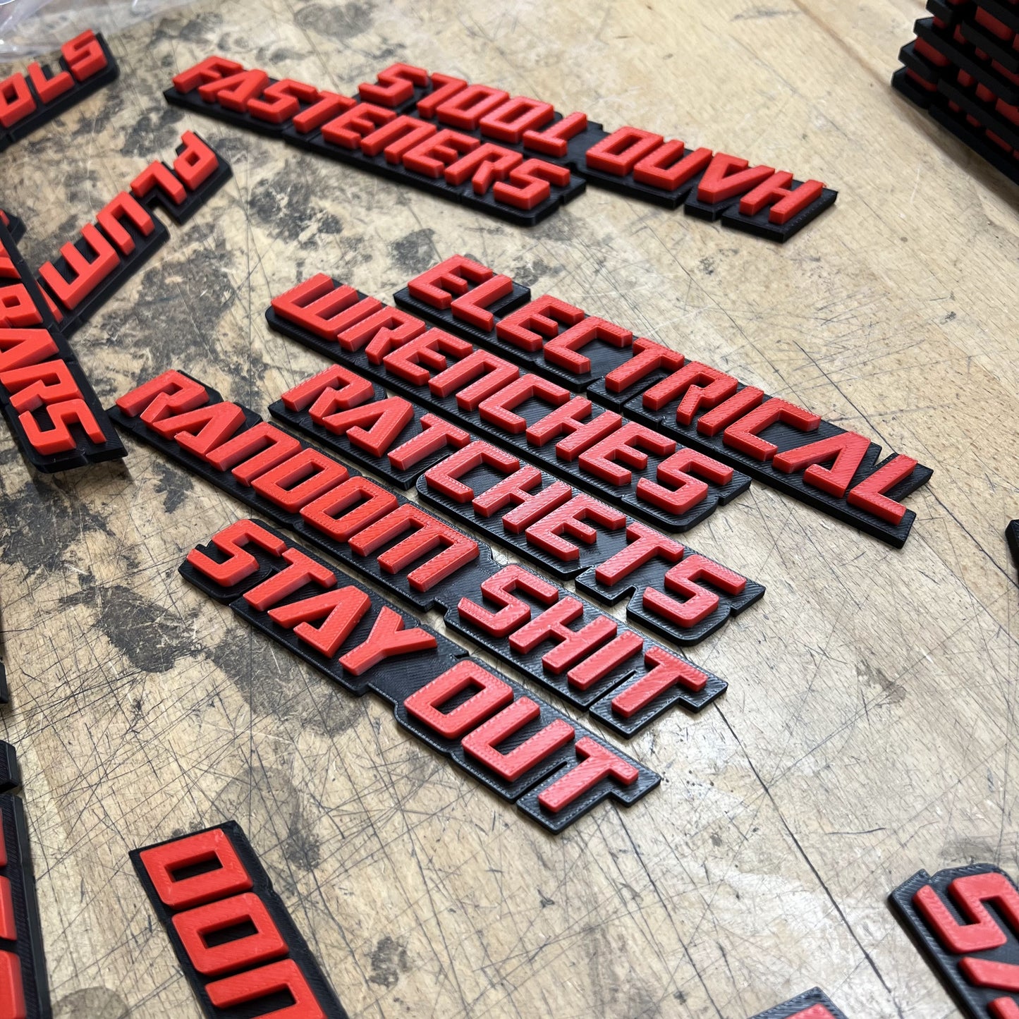 Toolbox Badge Mega Set - Full Set - Moto Font - Multiple Color Choices