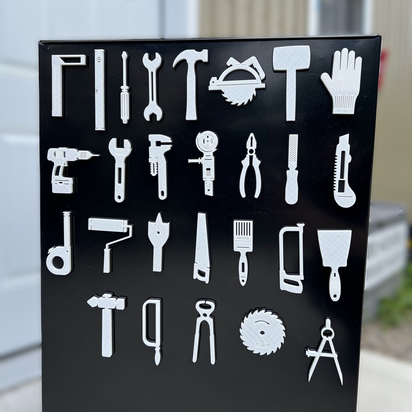Tool Icon Mega Set - Magnetic Toolbox Badges - Multiple Colors Available