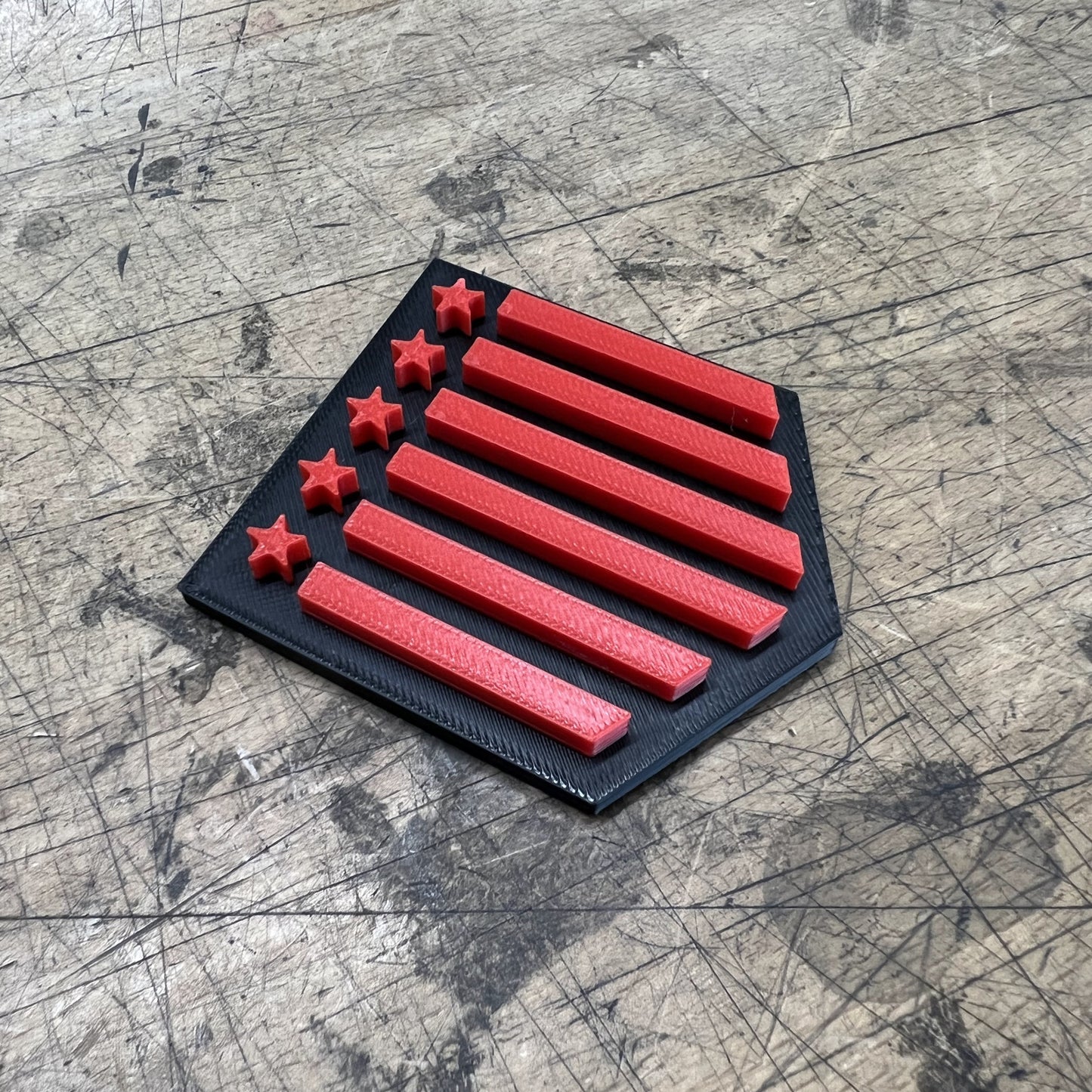 Custom Toolbox Drawer Emblems - Stars and Stripes