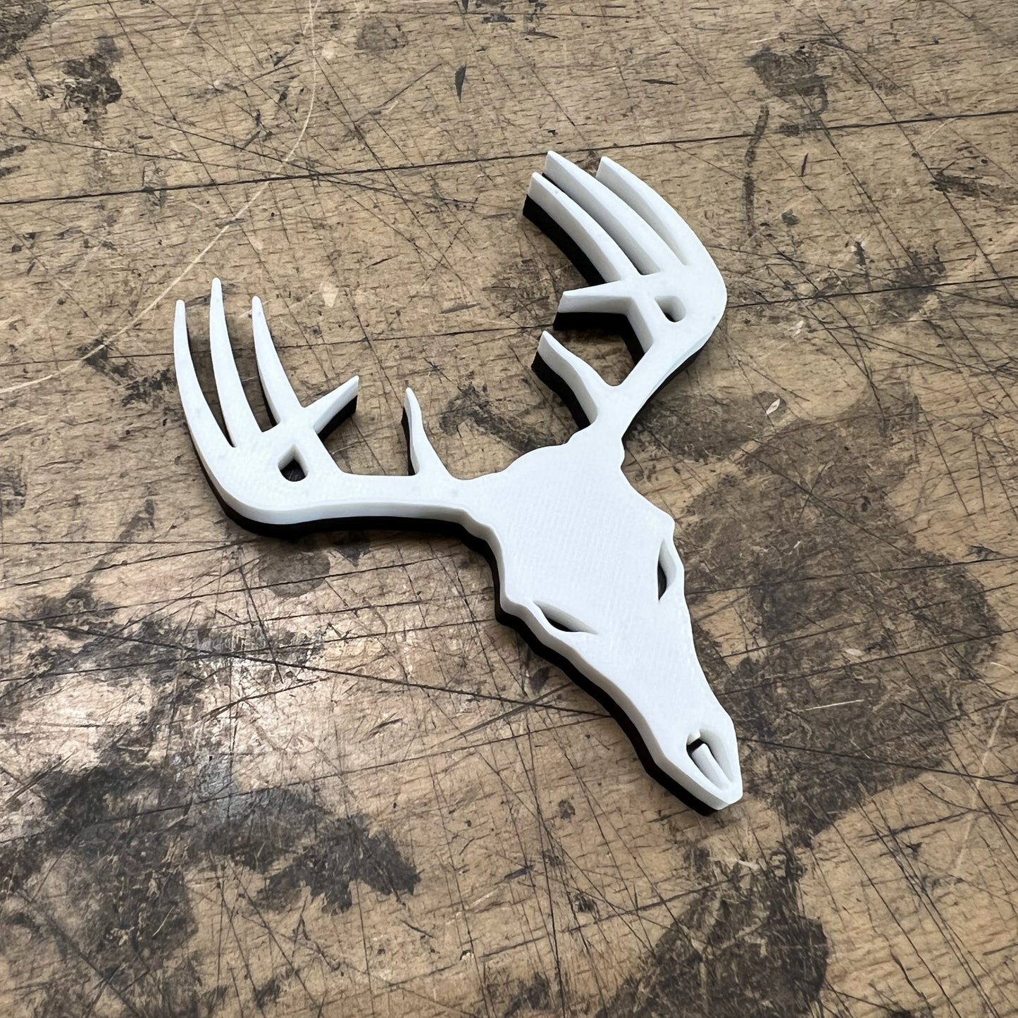 Custom Toolbox Emblem - Deer Skull - Multiple Color Choices