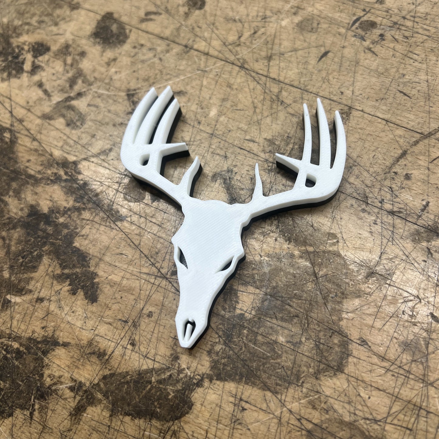 Custom Toolbox Emblem - Deer Skull - Multiple Color Choices
