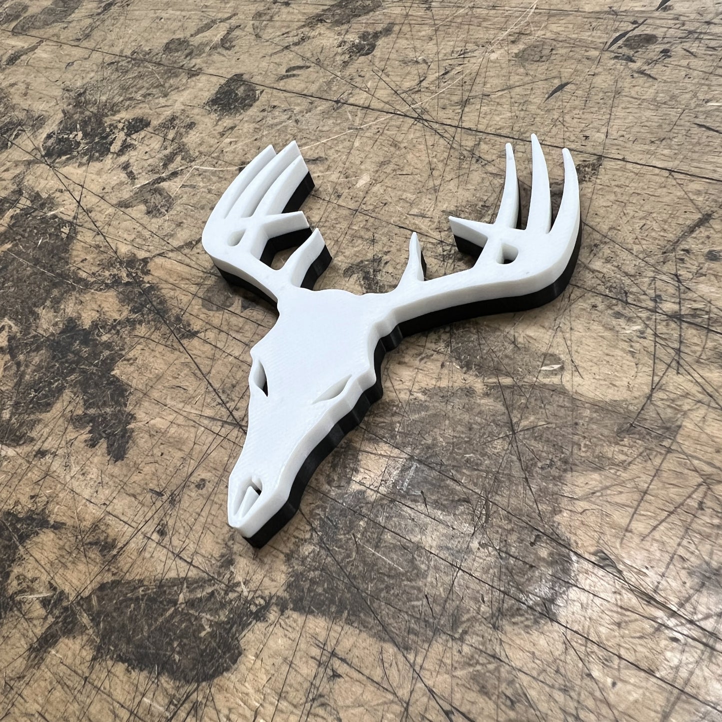 Custom Toolbox Emblem - Deer Skull - Multiple Color Choices