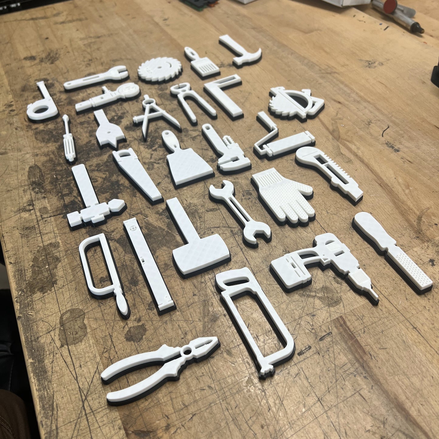 Tool Icon Mega Set - Magnetic Toolbox Badges - Multiple Colors Available
