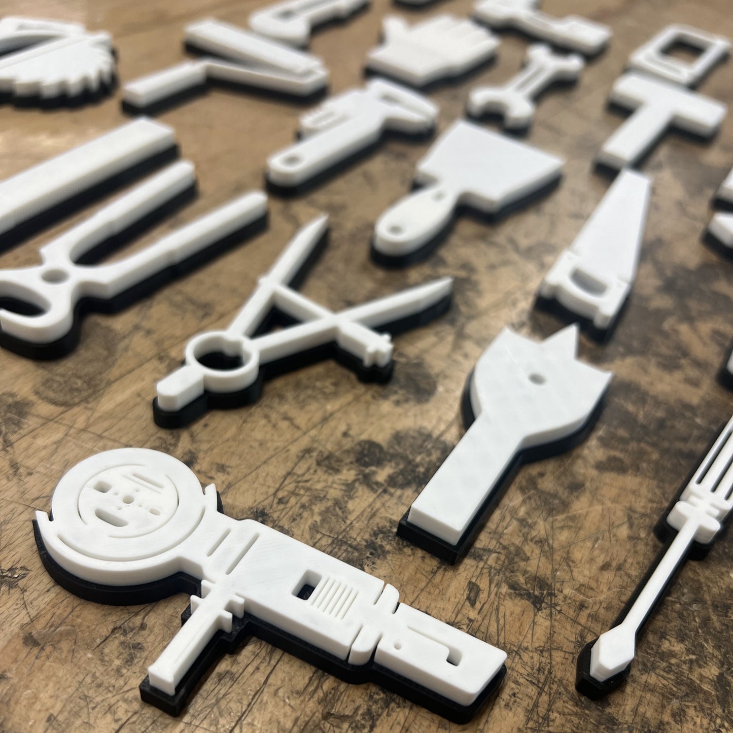 Tool Icon Mega Set - Magnetic Toolbox Badges - Multiple Colors Available