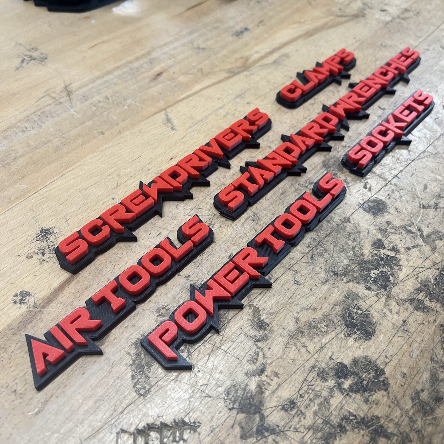 Custom Toolbox Drawer Emblems - Torque - Choose 5