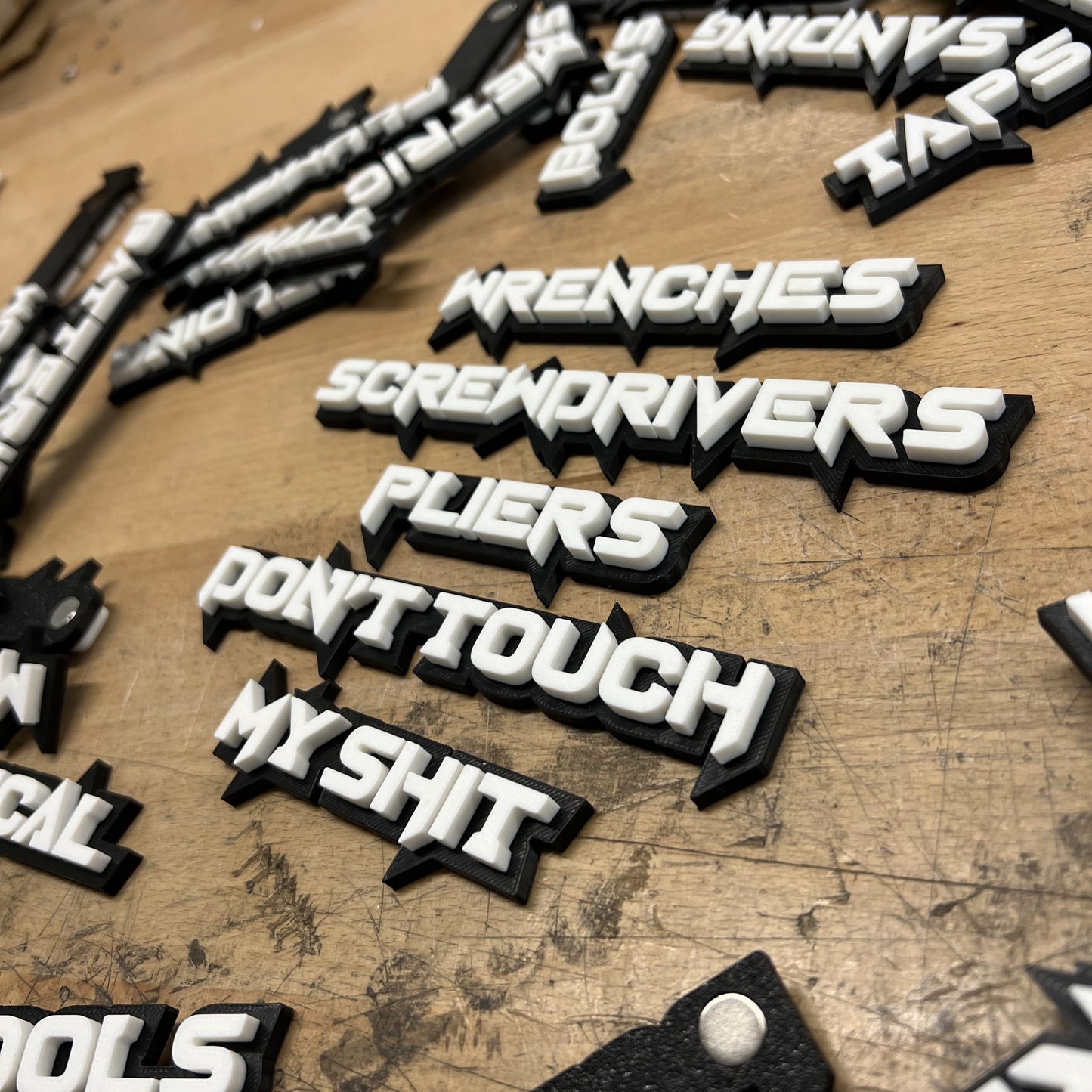 Custom Toolbox Drawer Emblems - Torque - Choose 5