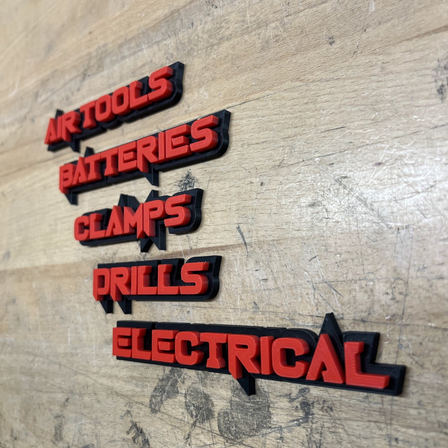 Custom Toolbox Drawer Emblems - Torque - Choose 5