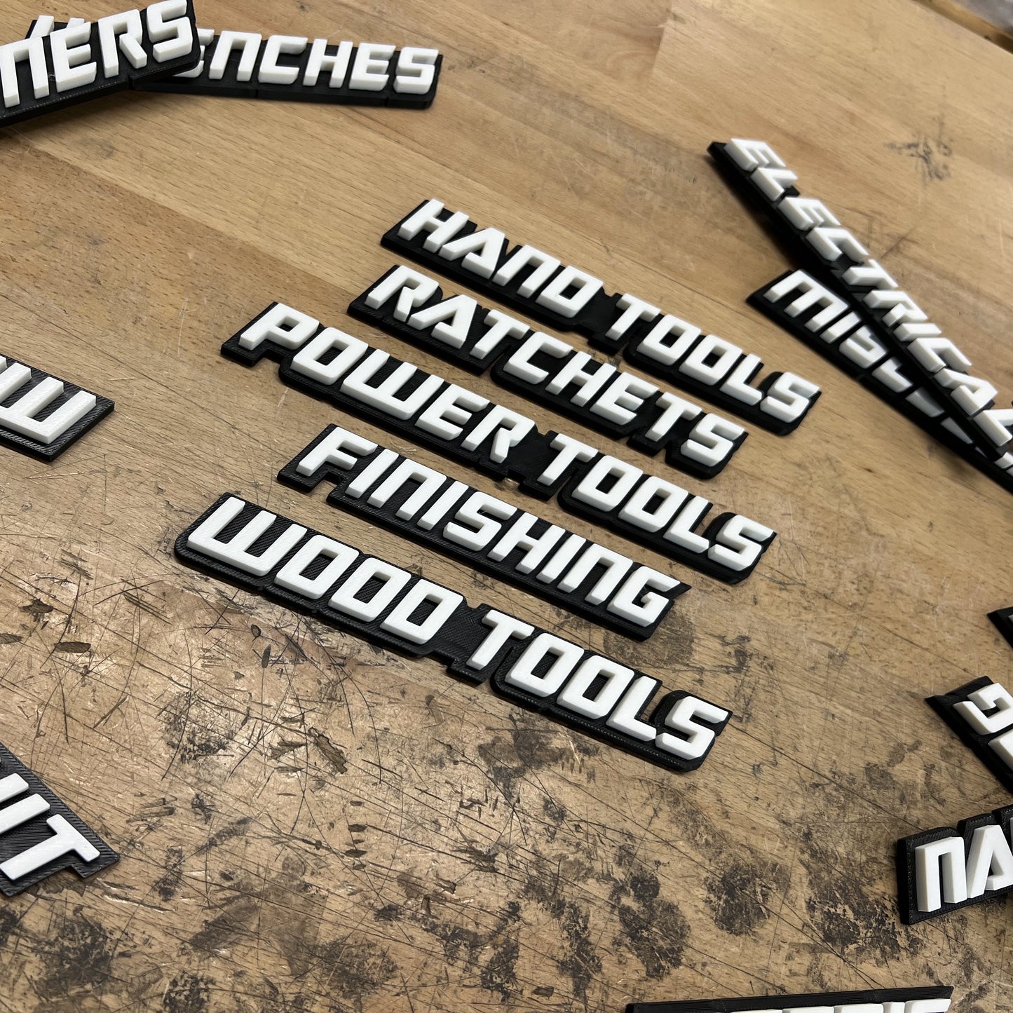 Toolbox Badge Mega Set - Full Set - Moto Font - Multiple Color Choices