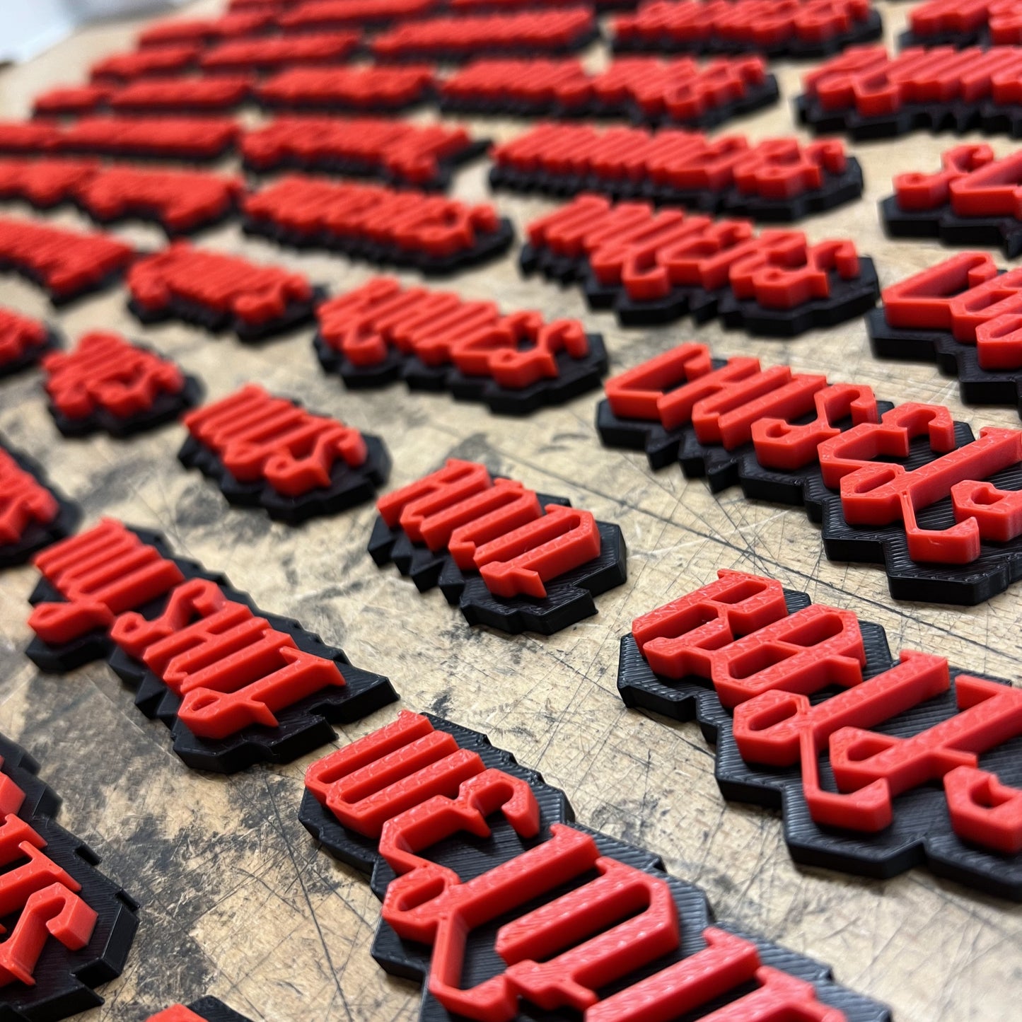 Toolbox Badges - Wisconsin Font - Choice of 5