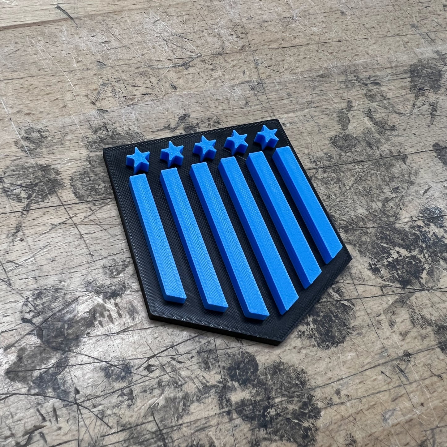 Custom Toolbox Drawer Emblems - Stars and Stripes