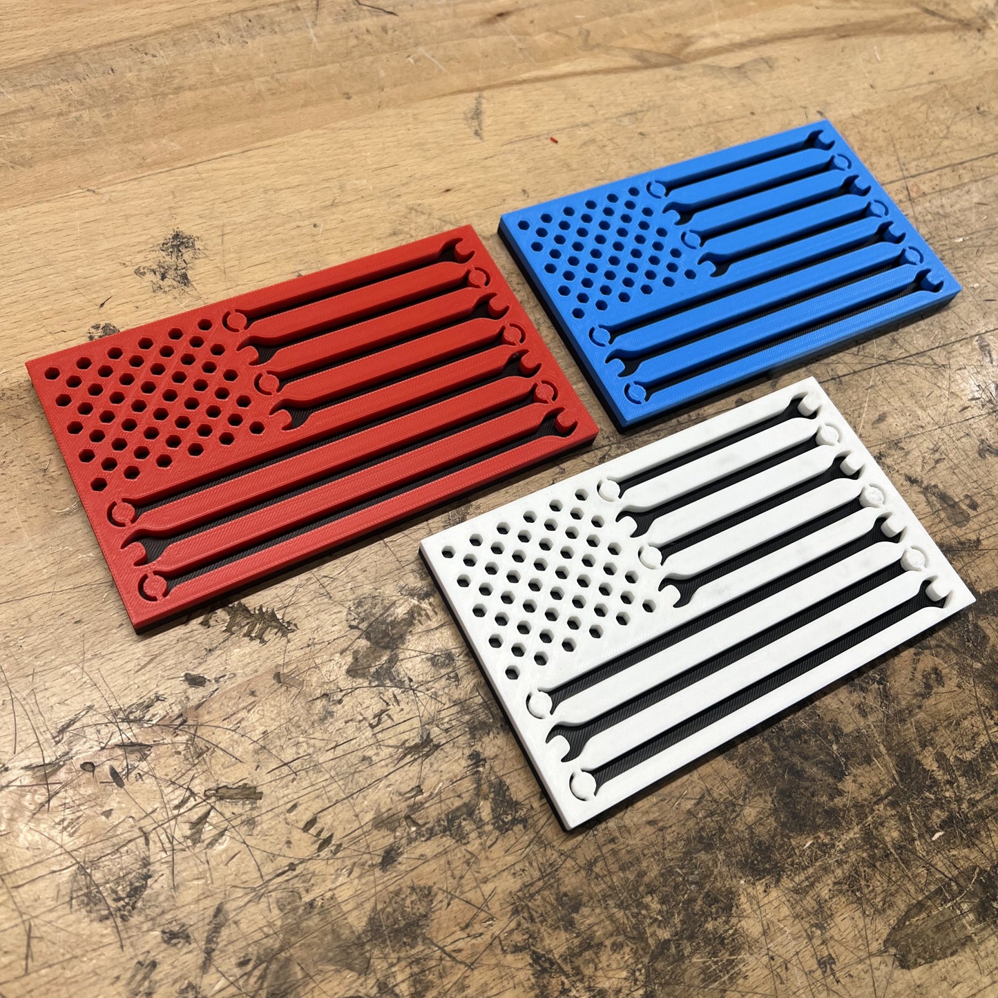 Mechanics Flag Emblem - Multiple Colors Available