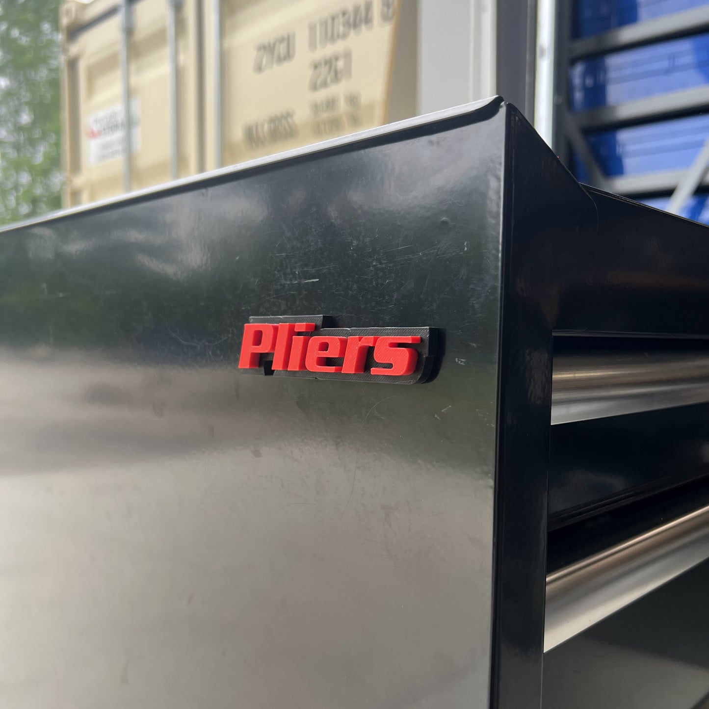 Emblèmes de tiroir de boîte à outils personnalisés - Pinces