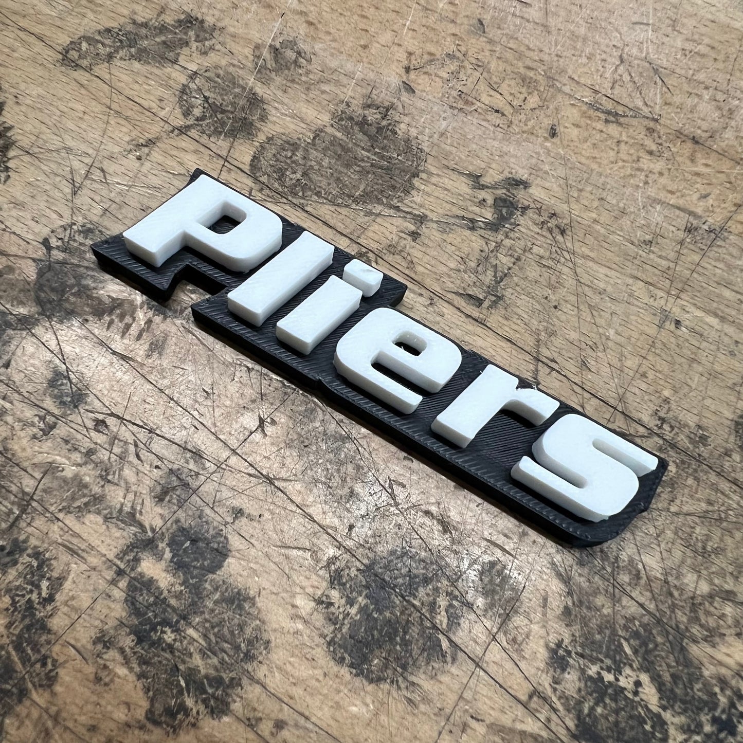 Custom Toolbox Drawer Emblems - 14 Piece Set As Shown - Italic Font