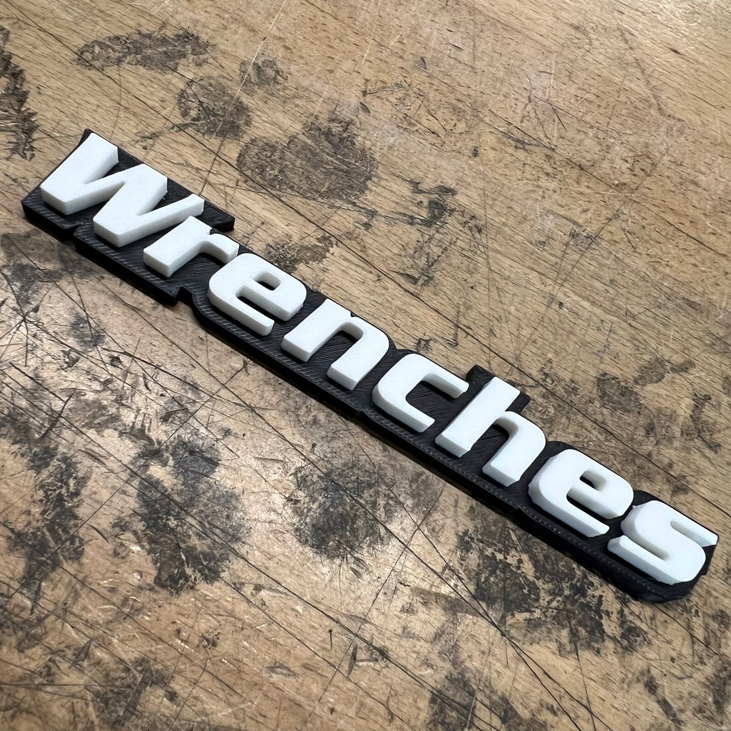 Custom Toolbox Drawer Emblems - 14 Piece Set As Shown - Italic Font