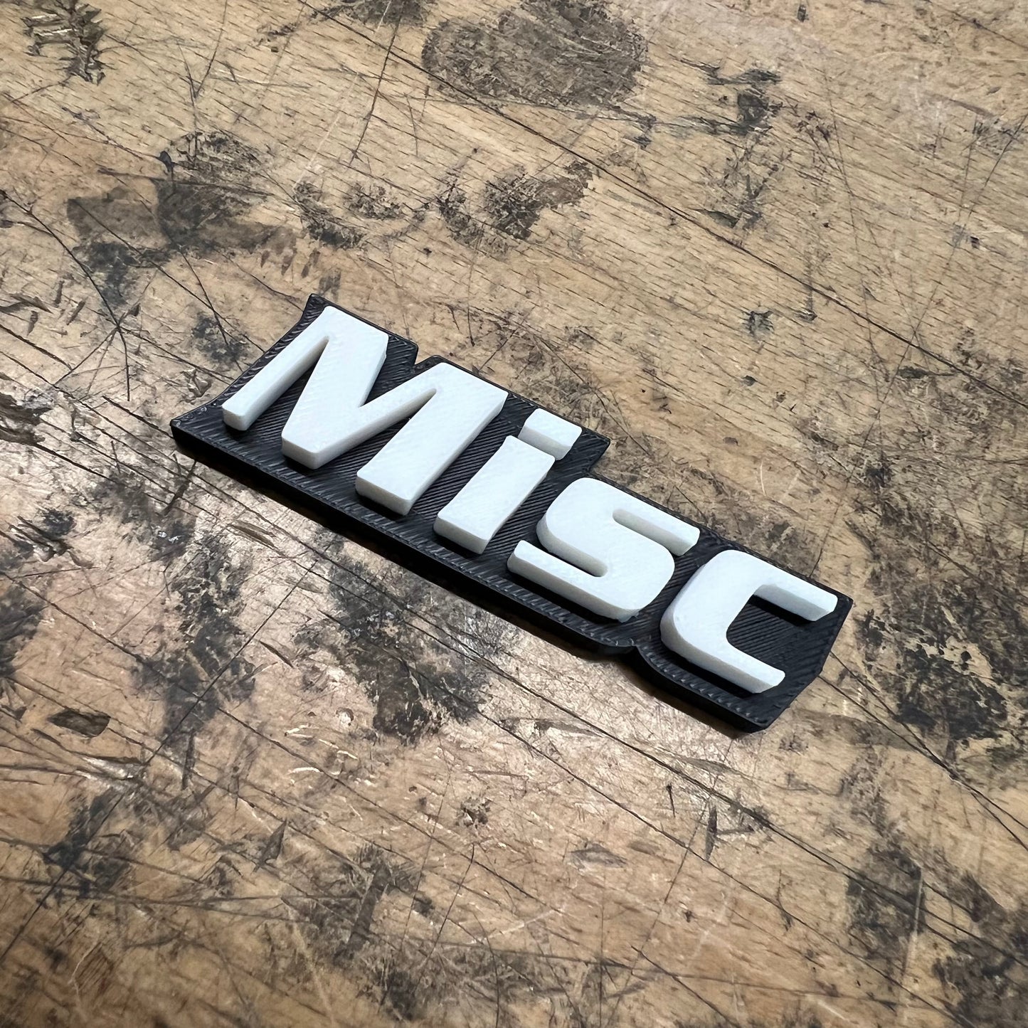 Custom Toolbox Drawer Emblems - 14 Piece Set As Shown - Italic Font