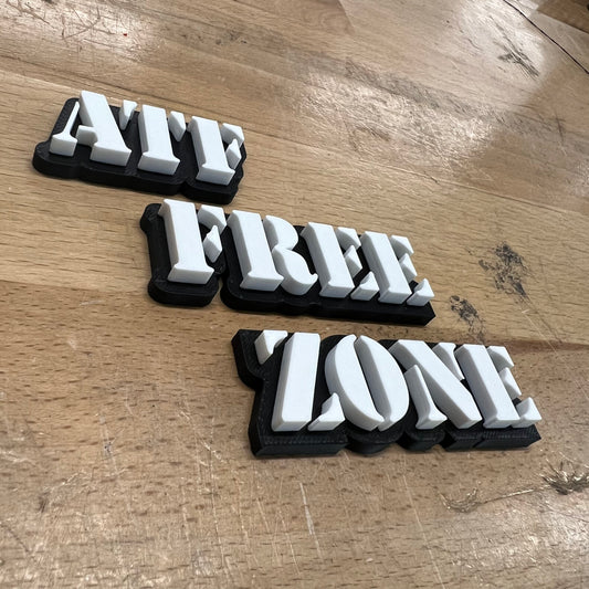 Emblema de caja de herramientas de la zona franca de ATF: varios colores disponibles