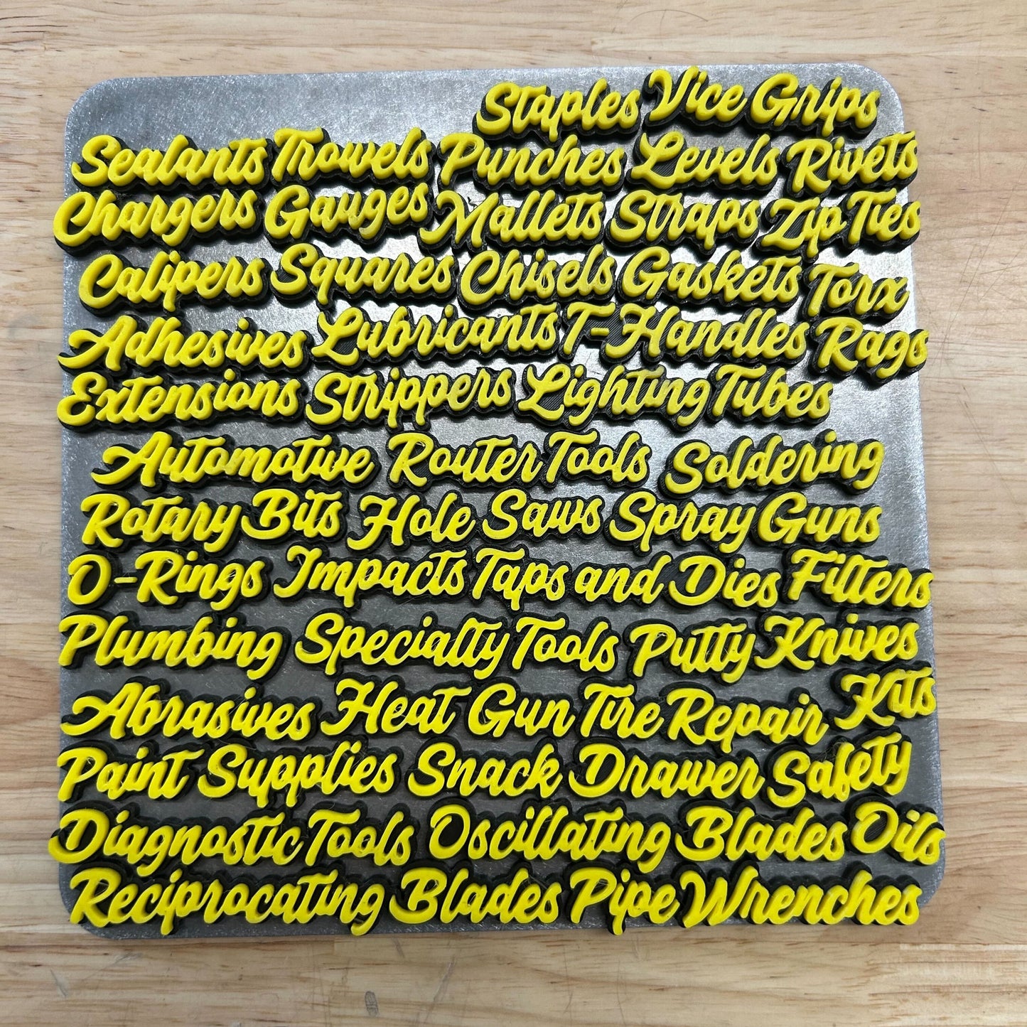 Script Mini Toolbox Label Expansion Set - 50pcs - Economy - Multiple Color Choices