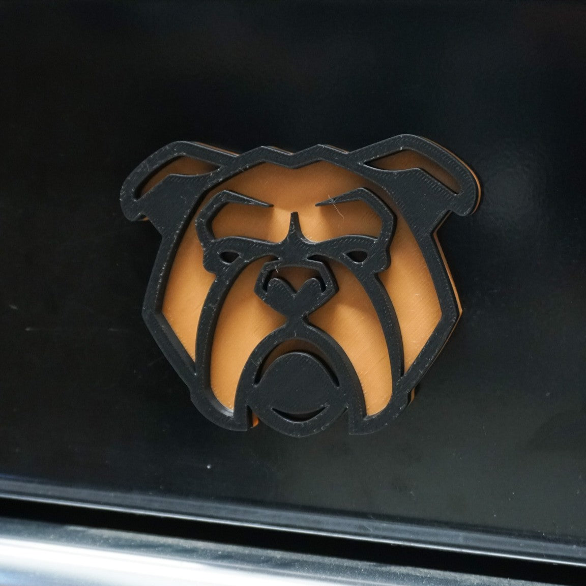 Custom Toolbox Animal Emblem - Bull Dog Head - Multiple Colors Available