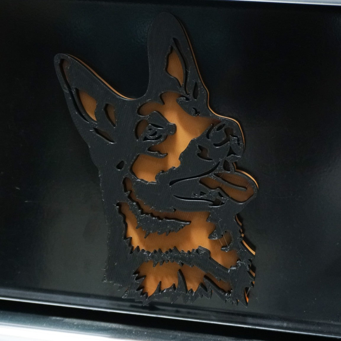 Custom Toolbox Animal Emblem - German Shepherd Head - Multiple Colors Available