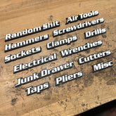 ToolboxEmblems.com - Magnetic Garage Emblems - Organize Your Space ...
