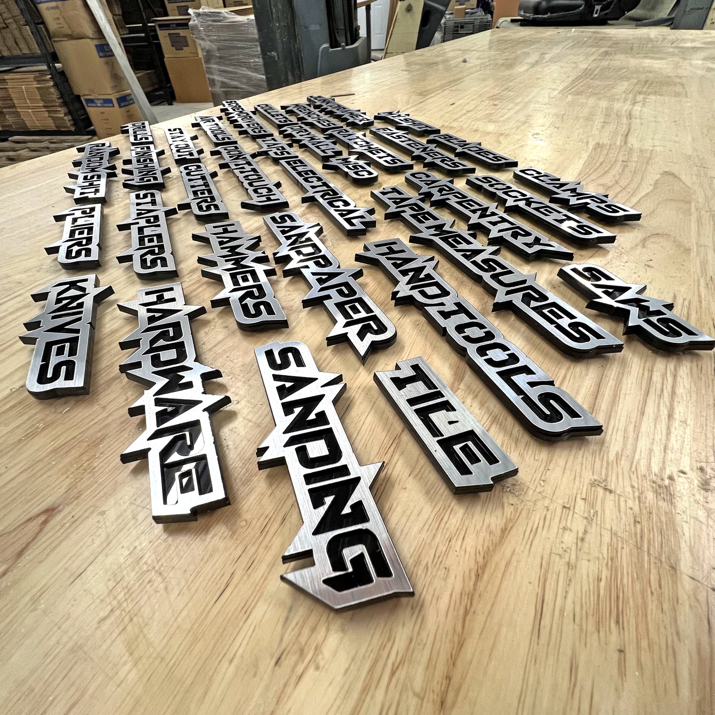 Custom Toolbox Drawer Emblems - Torque - Choose 5