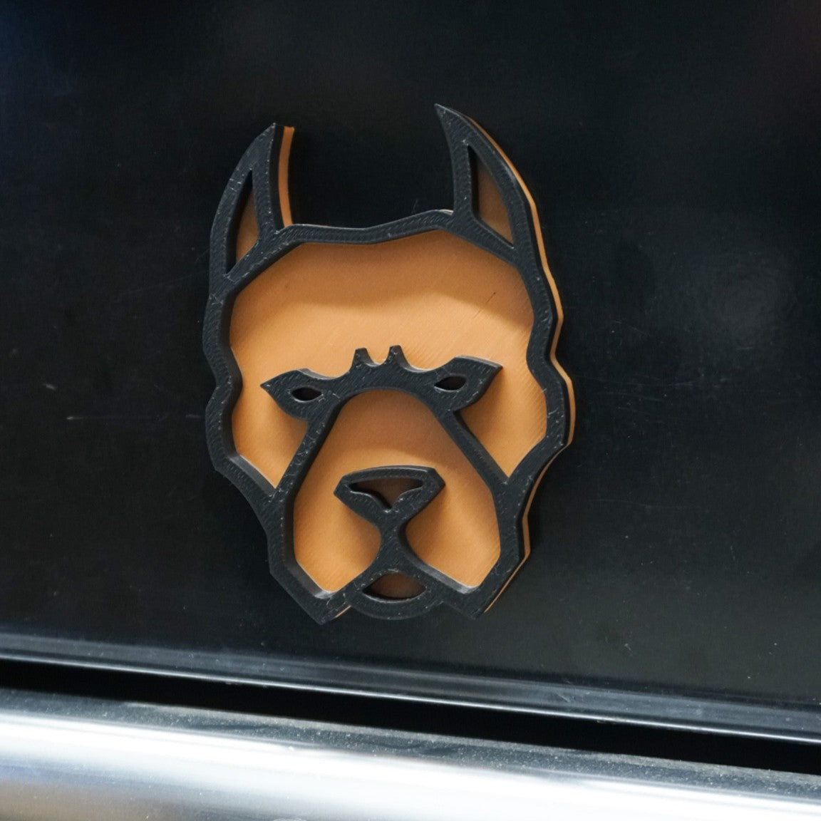 Custom Toolbox Animal Emblem - Pitbull Head - Multiple Colors Available