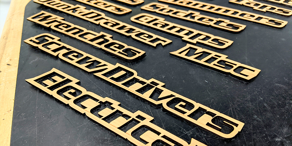 Garage Emblems Organize Your Space Toolbox Emblems