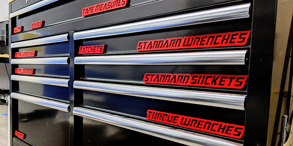 ToolboxEmblems.com - Magnetic Garage Emblems - Organize Your Space ...