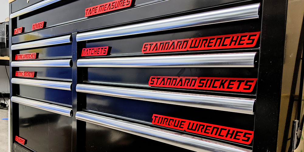 Garage Emblems Organize Your Space Toolbox Emblems