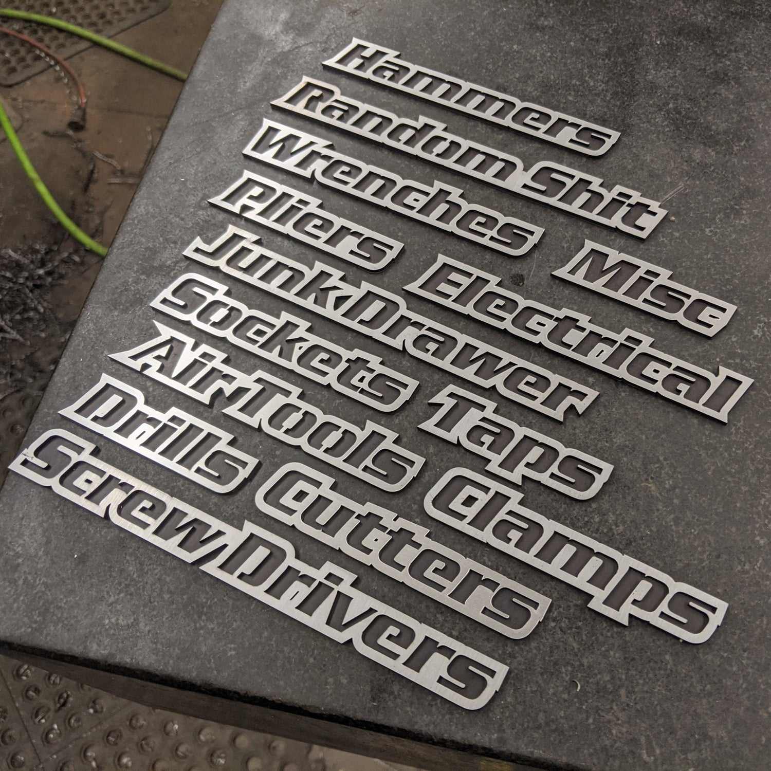 ToolboxEmblems.com - Magnetic Garage Emblems - Organize Your Space ...