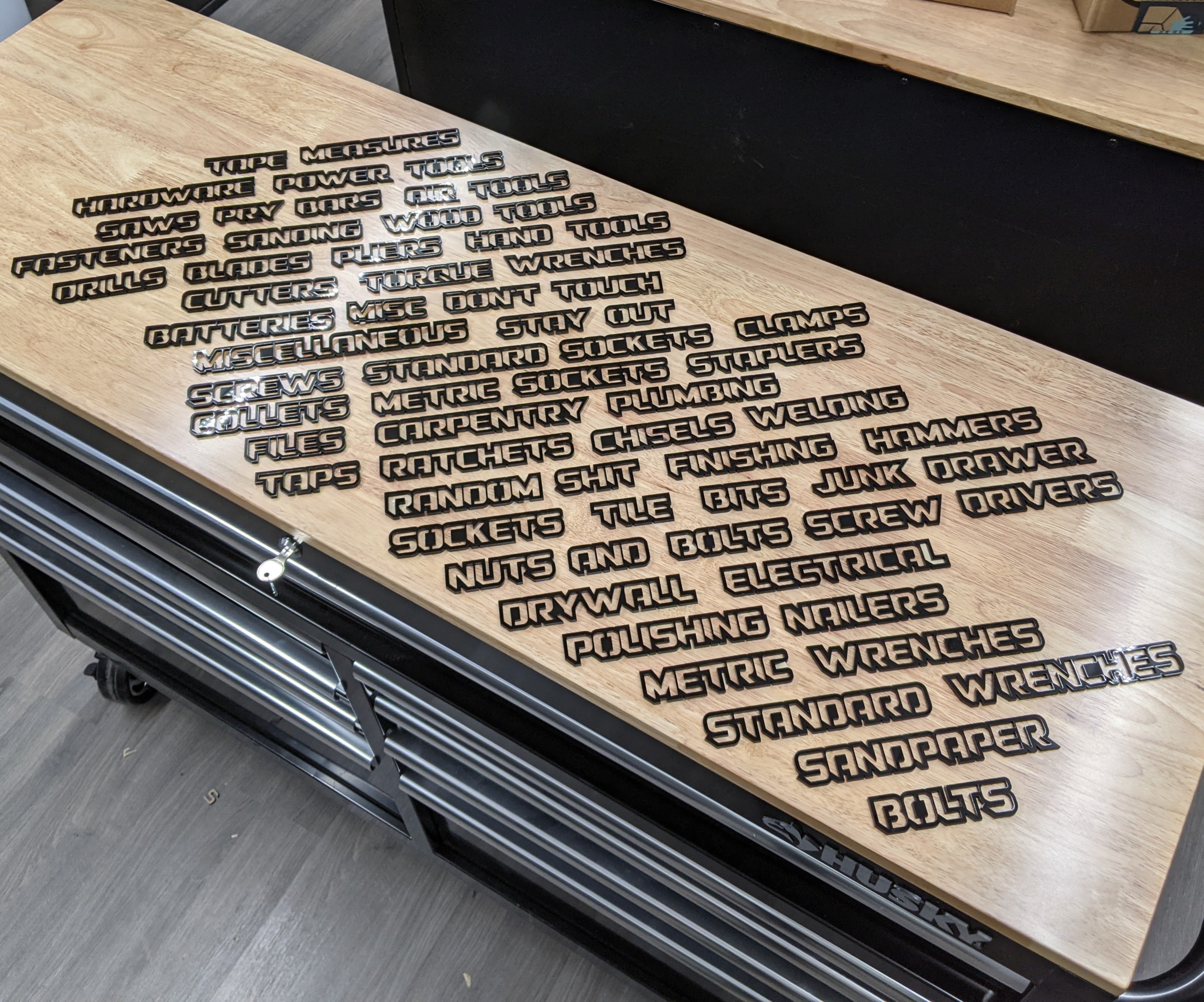 ToolboxEmblems.com - Magnetic Garage Emblems - Organize Your Space ...