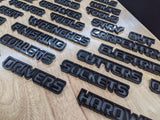 Toolbox Badges - Choice of 10 - Dual Layer - Multiple Color Choices