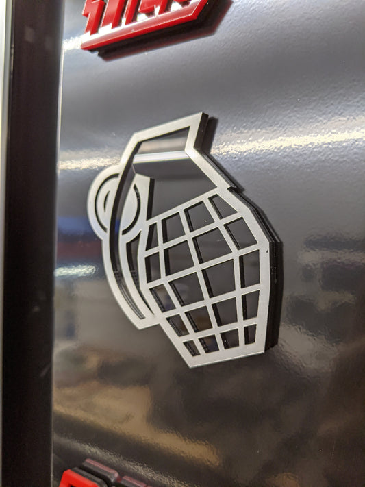 Grenade Toolbox Emblem - Multiple Colors Available