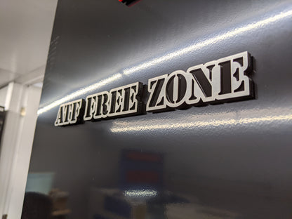 ATF Free Zone Toolbox Emblem - Multiple Colors Available