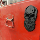Custom Toolbox Drawer Emblems - Bearded Skull